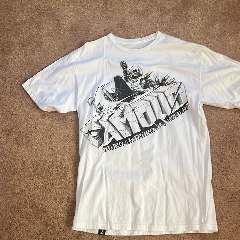 Famous White Graphic T-Shirt
